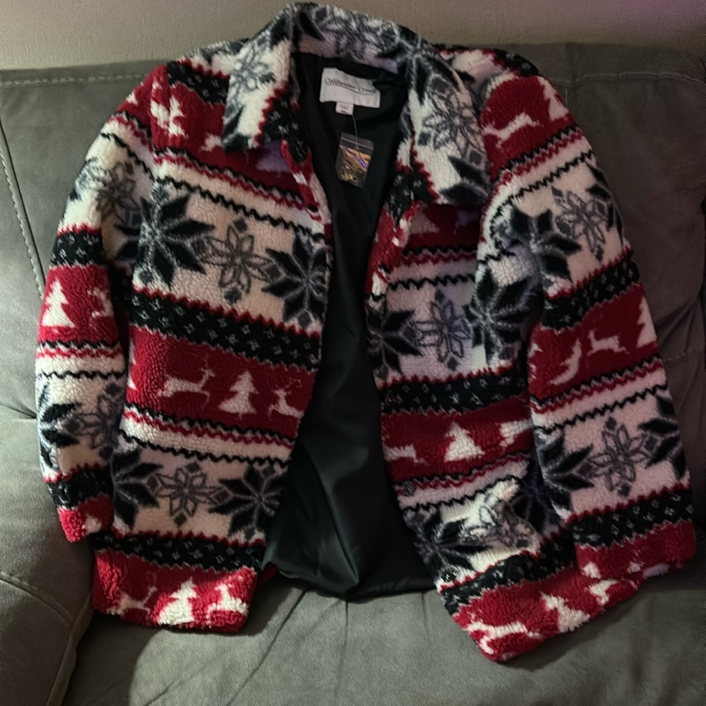 Sherpa coat from Cold Water Creek. PXL. Brand new.